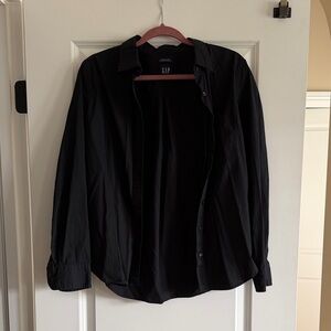 GAP Classic Black Button Down